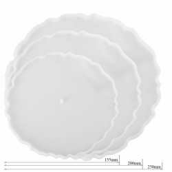 Molde de silicona FLOR TRES CAPAS V.2 DJ-361