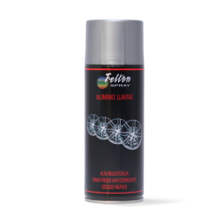 Pintura Spray Aluminio Llantas 400ml.