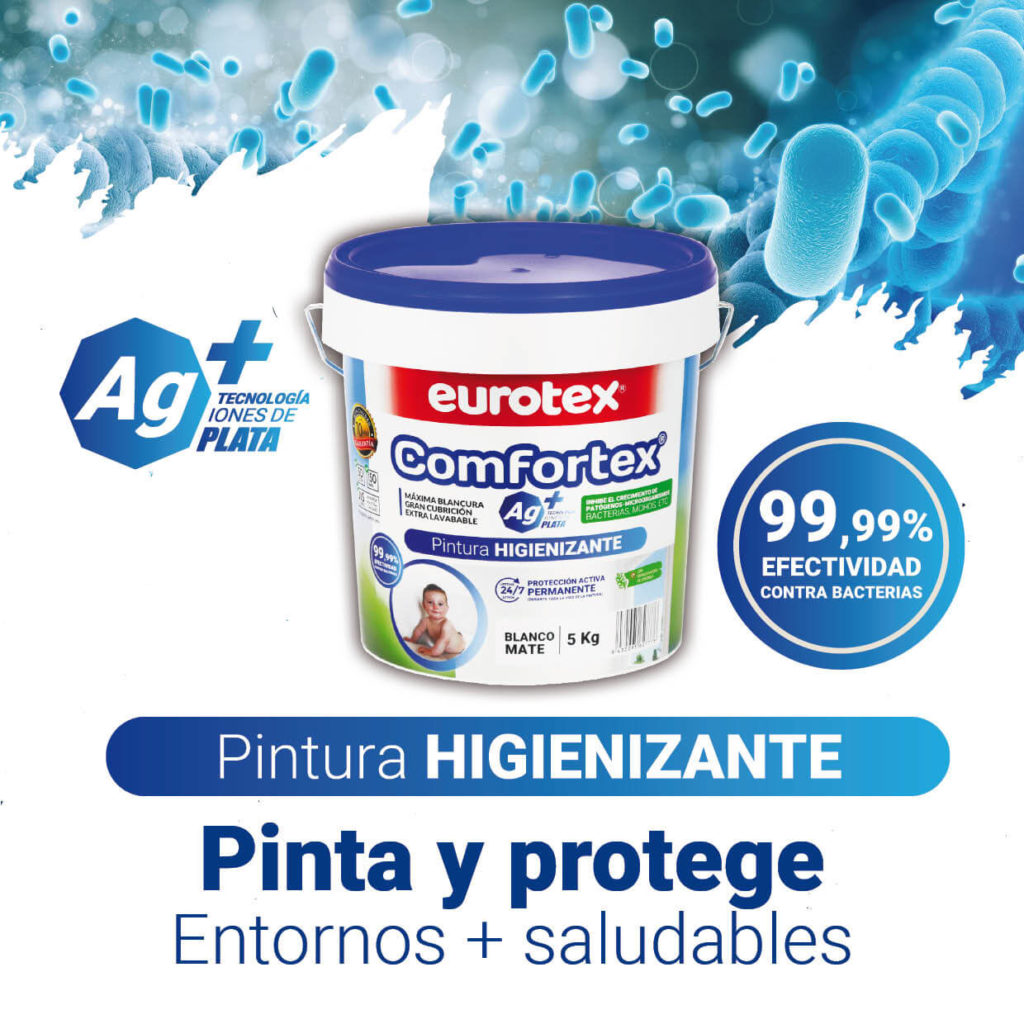 PIntura Comfortex AG+ higienizante